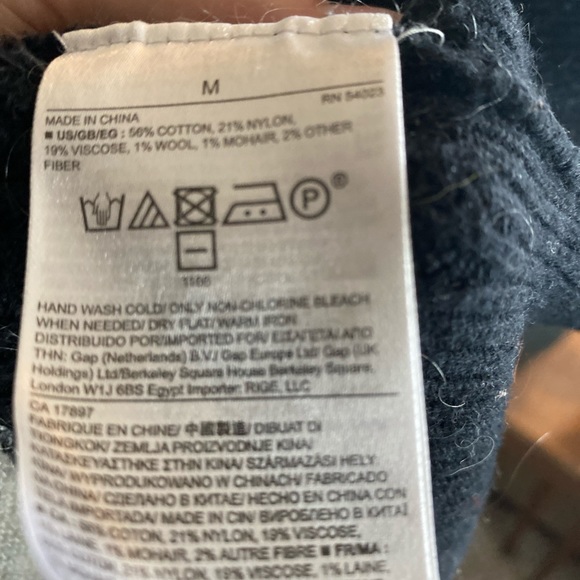 Banana Republic Multi Striped Long Cardigan Black - Picture 7 of 8